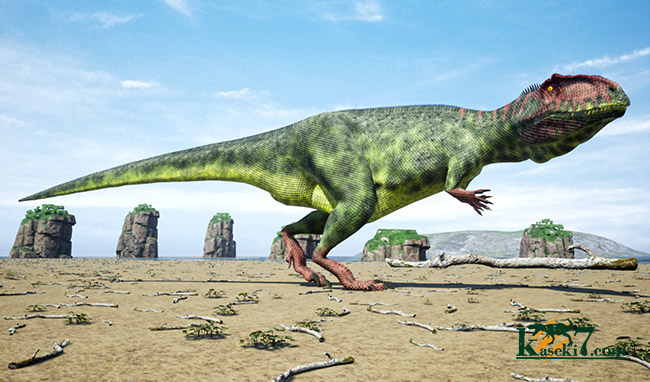 白亜紀の北アフリカの大地に君臨する巨大な獣脚類恐竜「カルカロドントサウルス」が登場！