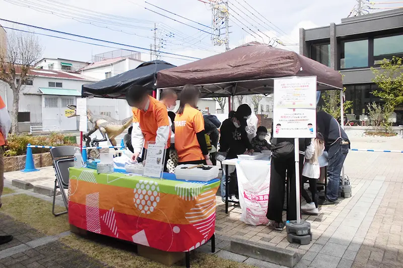 このような小規模イベントはもちろん、イベント開催スペースに応じて、柔軟にコンテンツを調節できます。