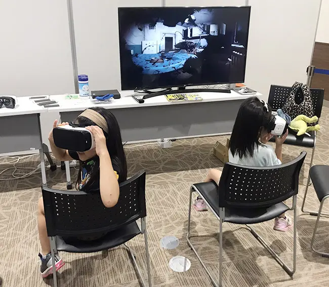ぐるっと一周３Dの世界！つい、あちこち見てみたくなります。