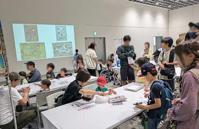 今話題のAIを活用した体験イベント！子どもたちが描いた絵をAIがブラッシュアップ。人間とAIの融合を楽しく体感できます