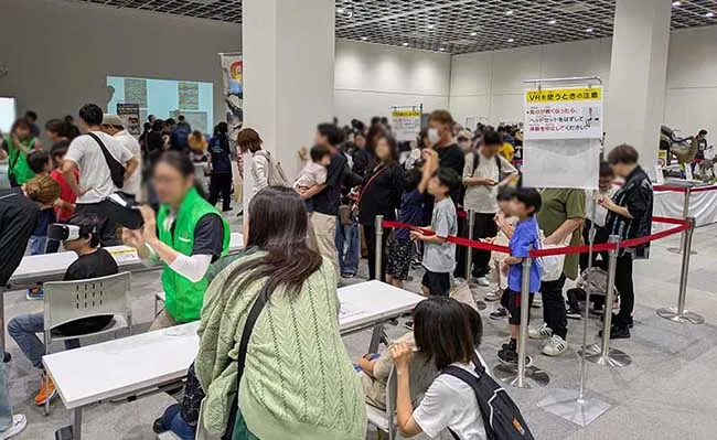 VR×体験型コンテンツで各日1,000人超を動員！ファミリーイベントで大成功