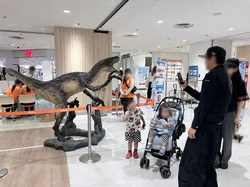 GWの商業施設で親子連れを集客。恐竜フィギュアと化石発掘体験の活用事例