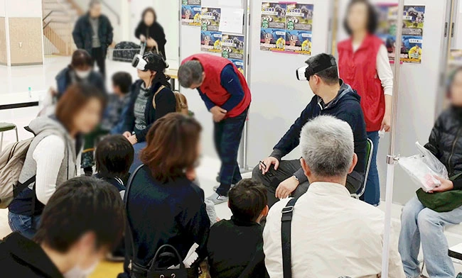 長蛇の列が！