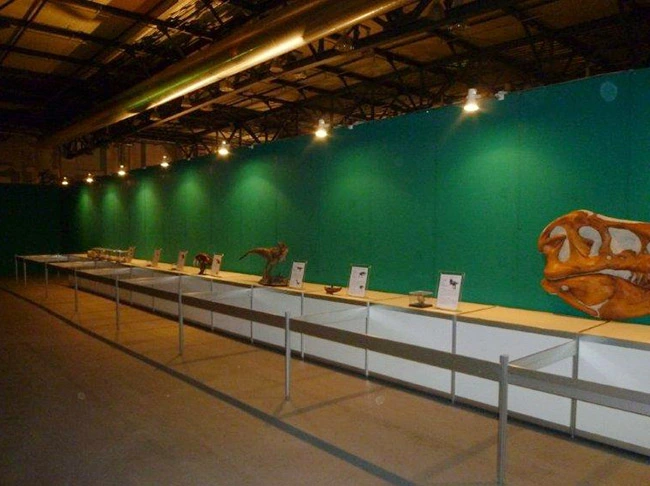恐竜展展示例。