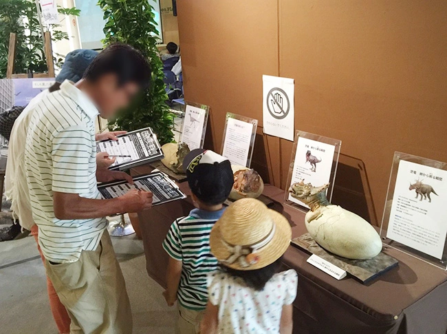 親子で楽しめる恐竜展になりました。