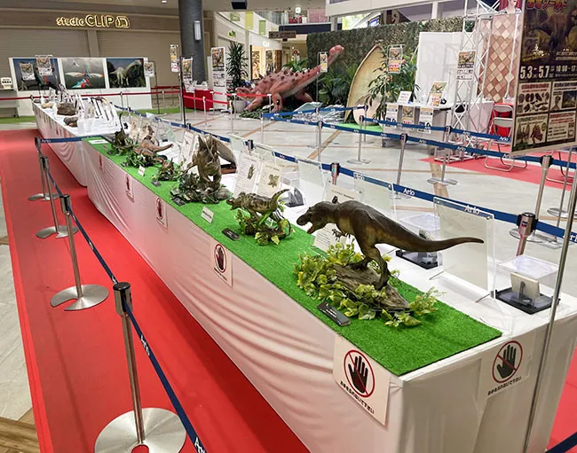 展示品の設置例