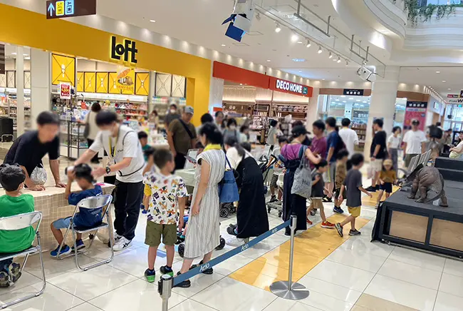 ３日間のイベント期間中、多くのお客様に参加いただきました。