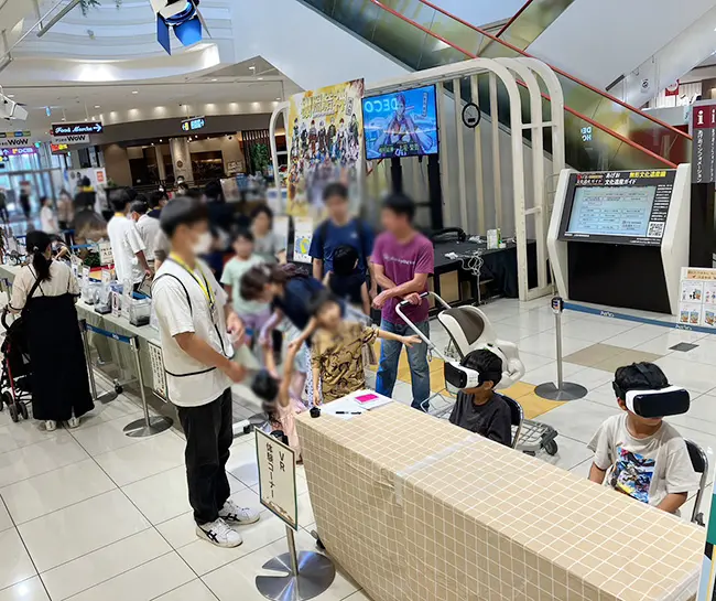 幼稚園児から小学校低学年のお子様をメインに、ご家族連れで楽しんでいただけました。