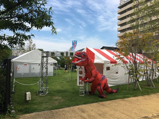 住宅展示場、屋外イベント設置例。